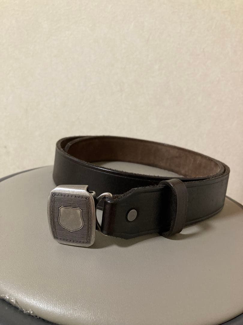RRL ダブルアールエル レザーベルト USA製 サイズ30 ブラウン