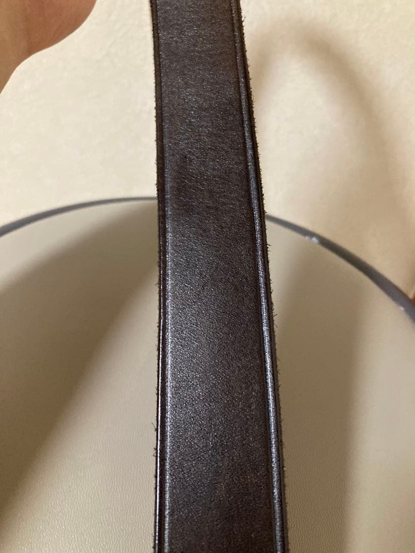 RRL ダブルアールエル レザーベルト USA製 サイズ30 ブラウン