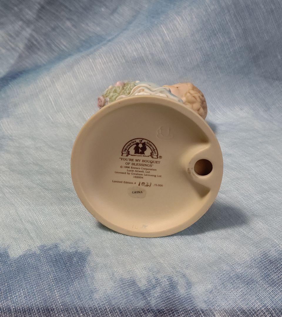 ルーシーアトウェル \" あなたは私の祝福の花束です \"超レア作品 陶器人形