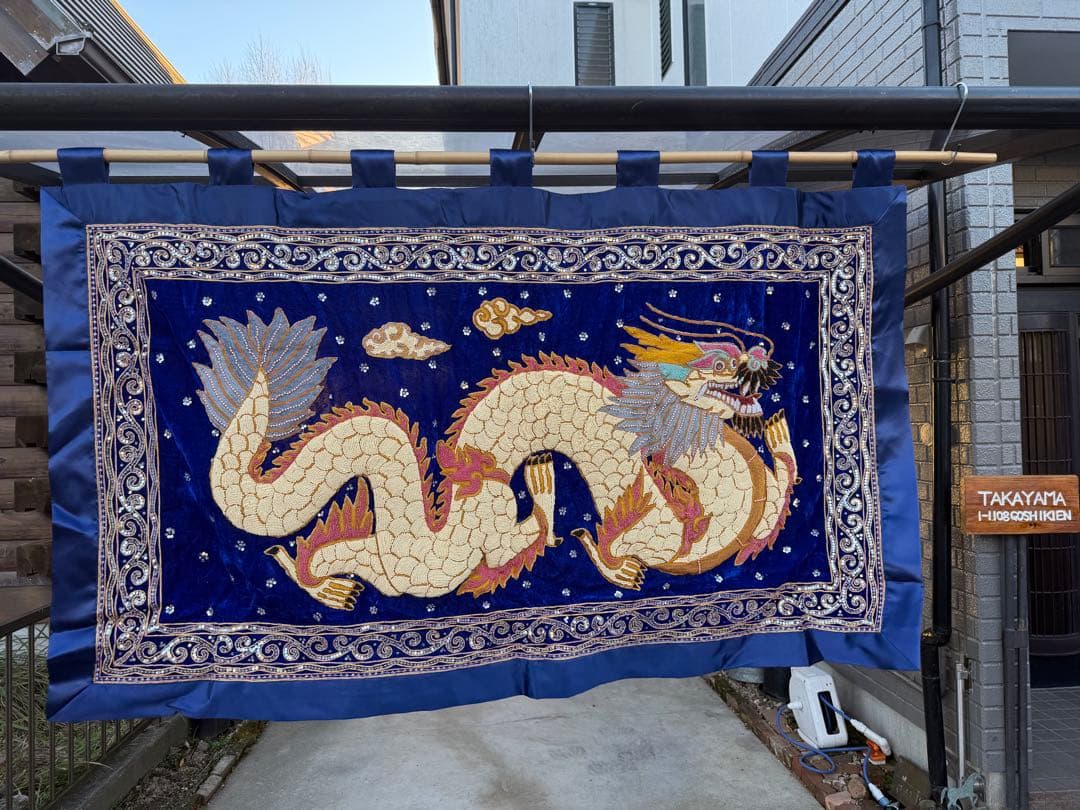 Ｂドラゴンビーズ&スパンコール、 エスニックタペストリー