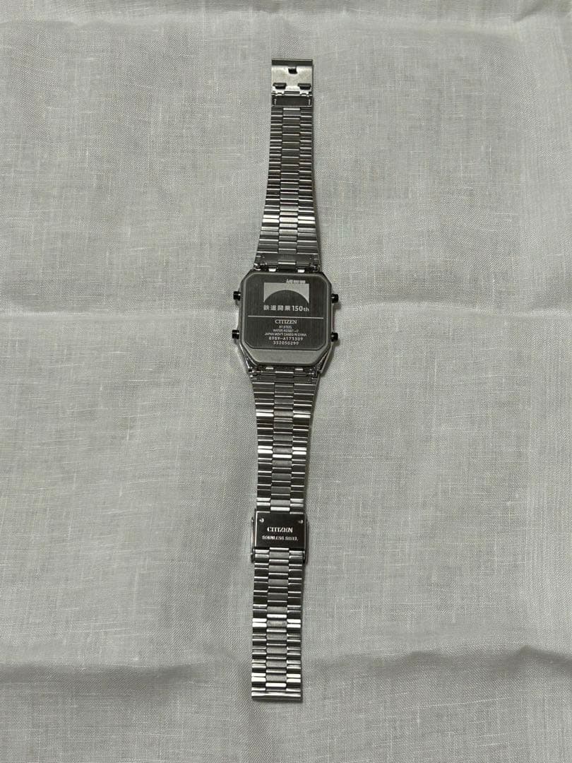 シチズン アナデジテンプ 鉄道開業150周年記念 中央線201系モデル