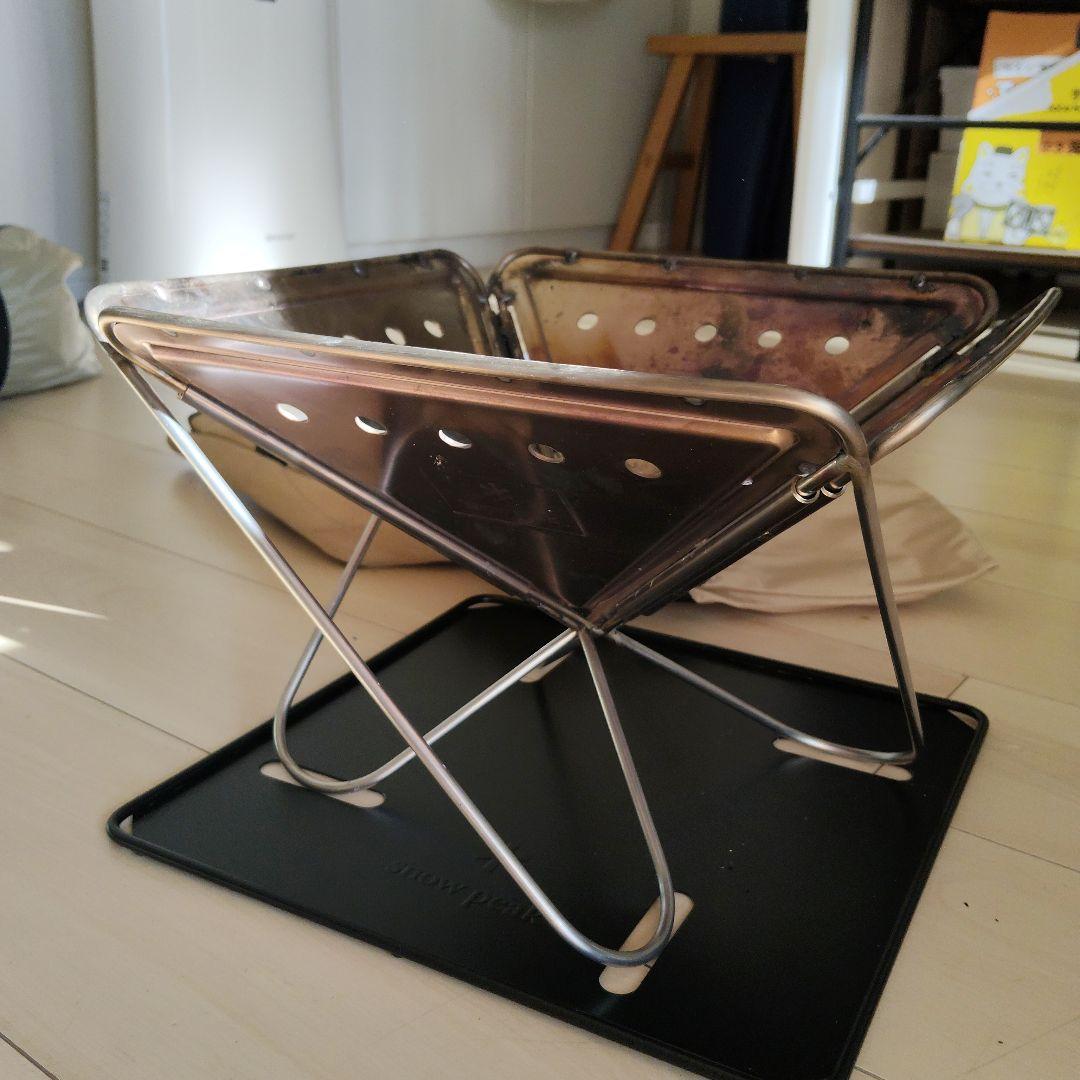  peak 焚き火台Sとトートバッグセット(2回使用)