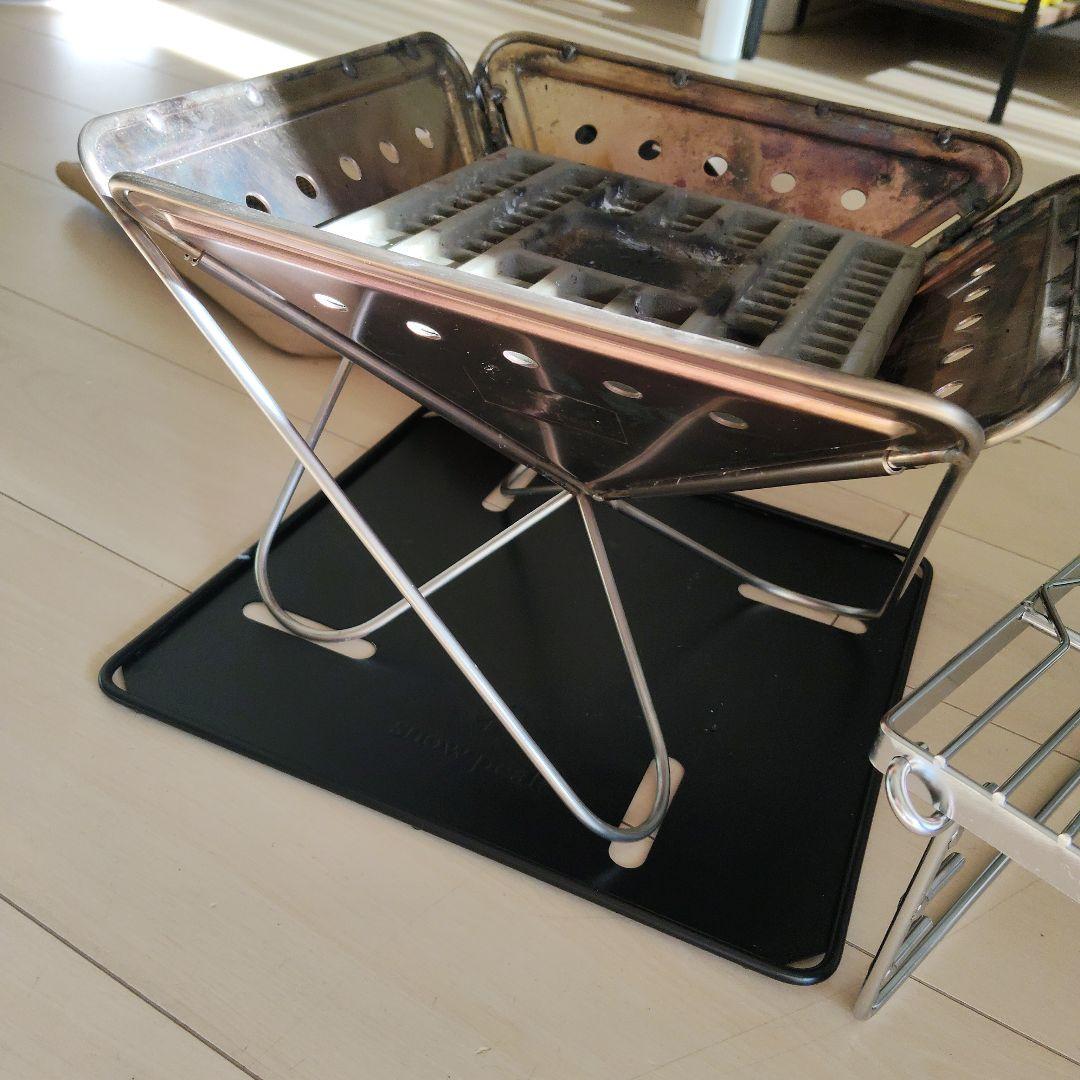  peak 焚き火台Sとトートバッグセット(2回使用)