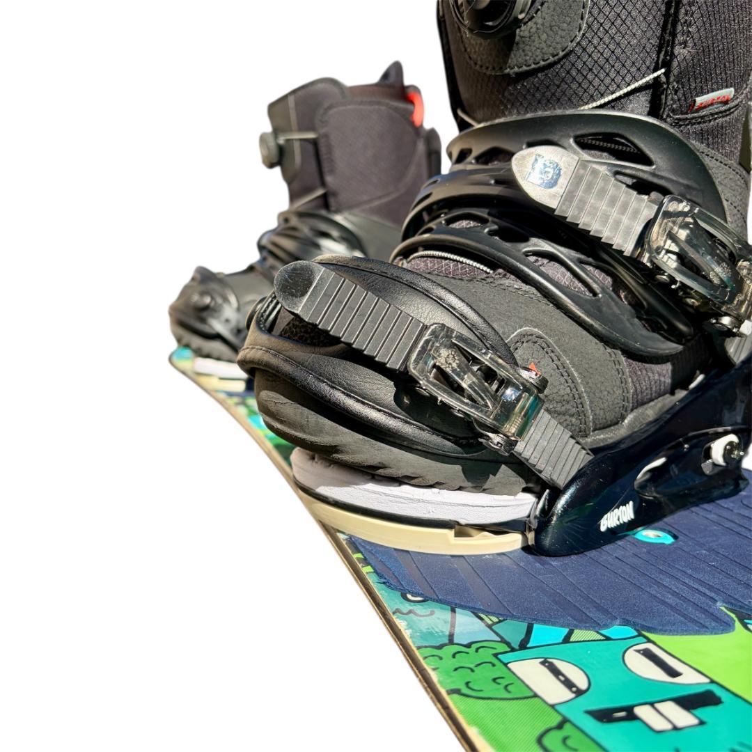 BURTON キッズ スノーボード 3点セット 120cm BOA ブーツ付