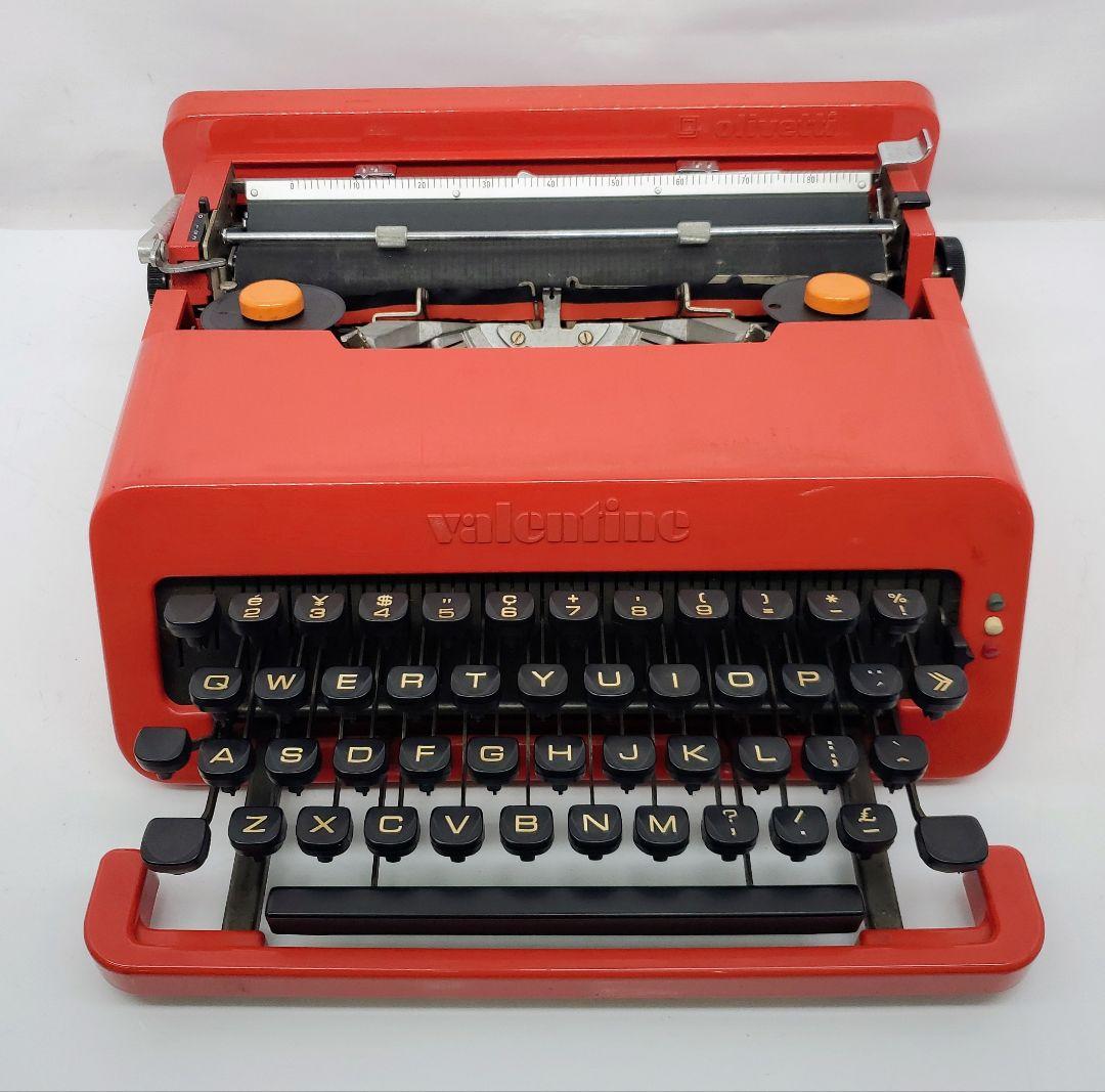 Olivetti Valentine オリベッティ タイプライター 赤バケツ