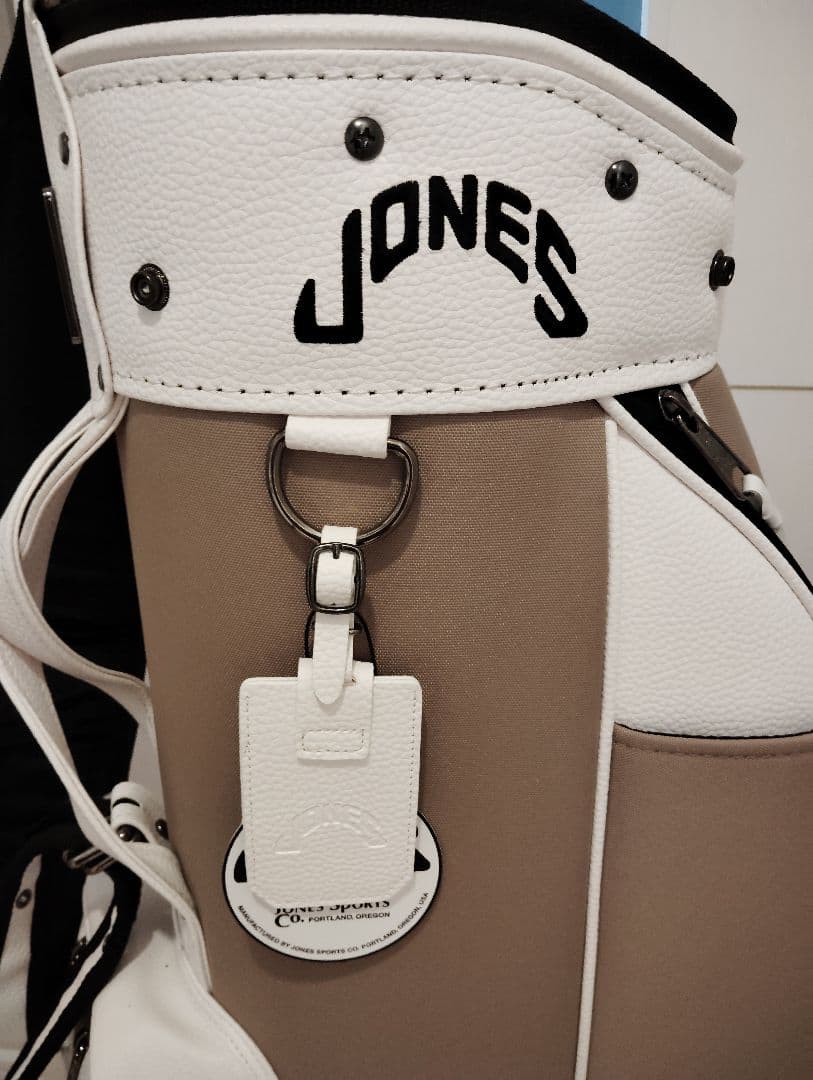 JONES ジョーンズ キャディバッグ ミルクティー