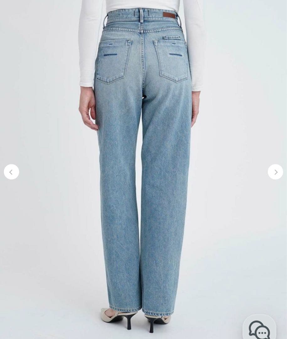 YANUK Trick Denim ボーイズストレート\"LEA\"/TVS 26