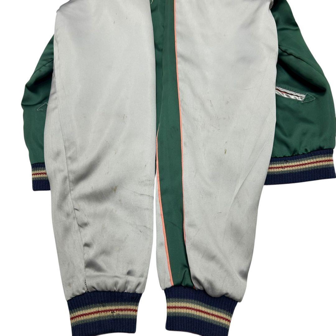 ◾️M品番◾️テーラー東洋◾️スカジャン◾️M◾️スーベニアジャケット◾️虎 鷹 黒　緑 白