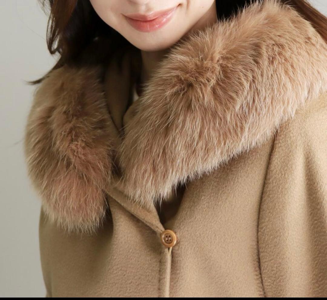 Max Mara Studio ウールロングコート キャメル