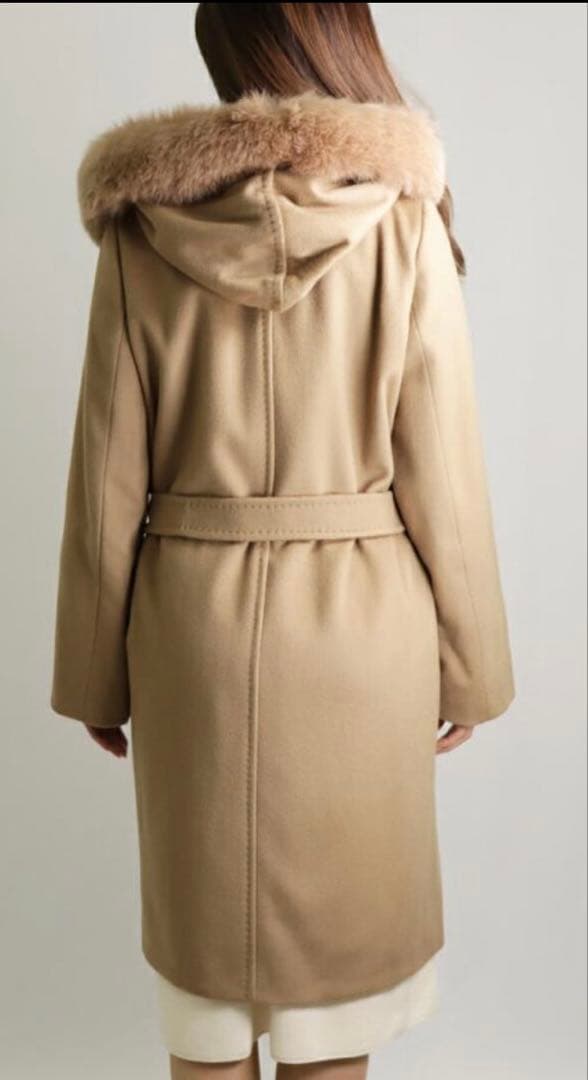 Max Mara Studio ウールロングコート キャメル