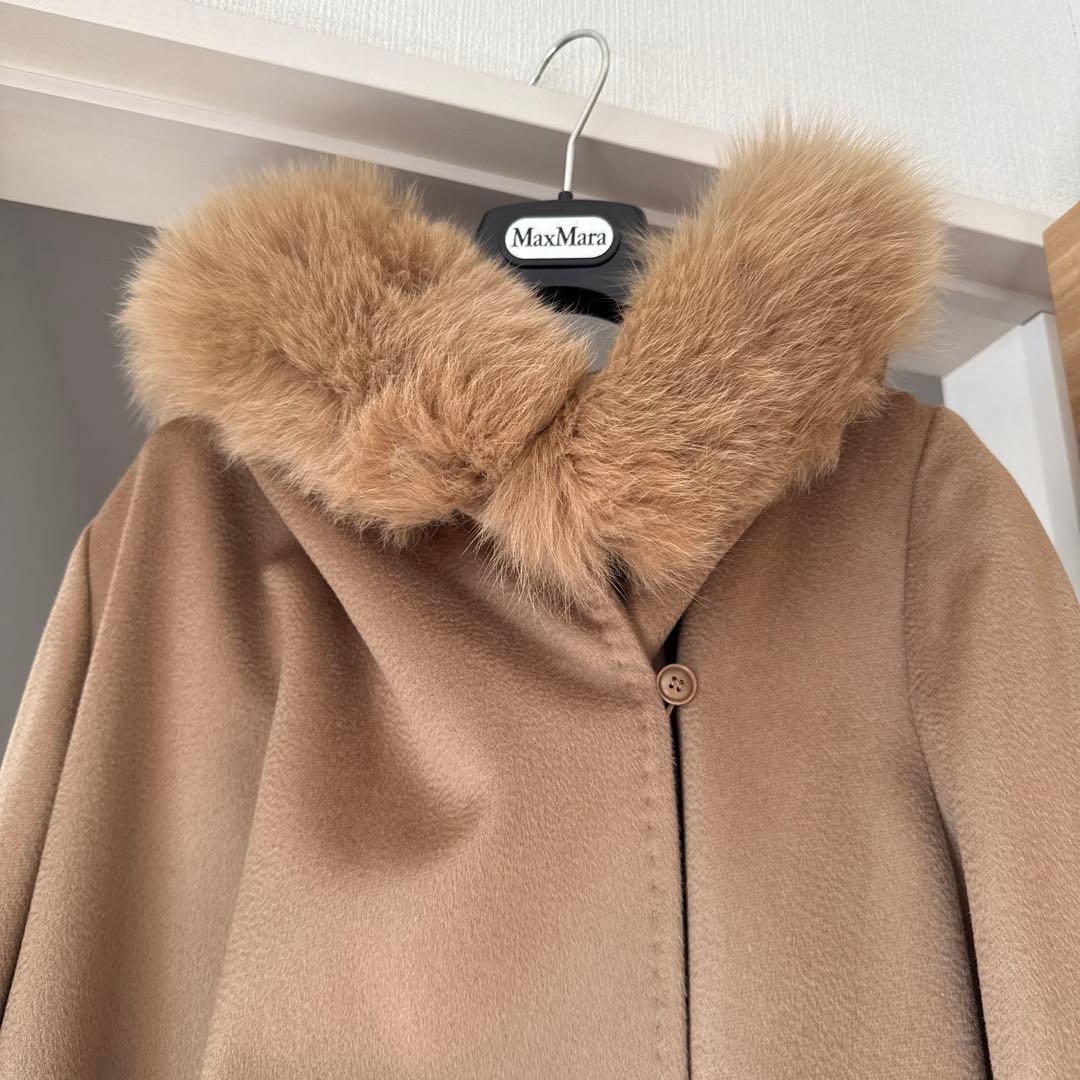 Max Mara Studio ウールロングコート キャメル