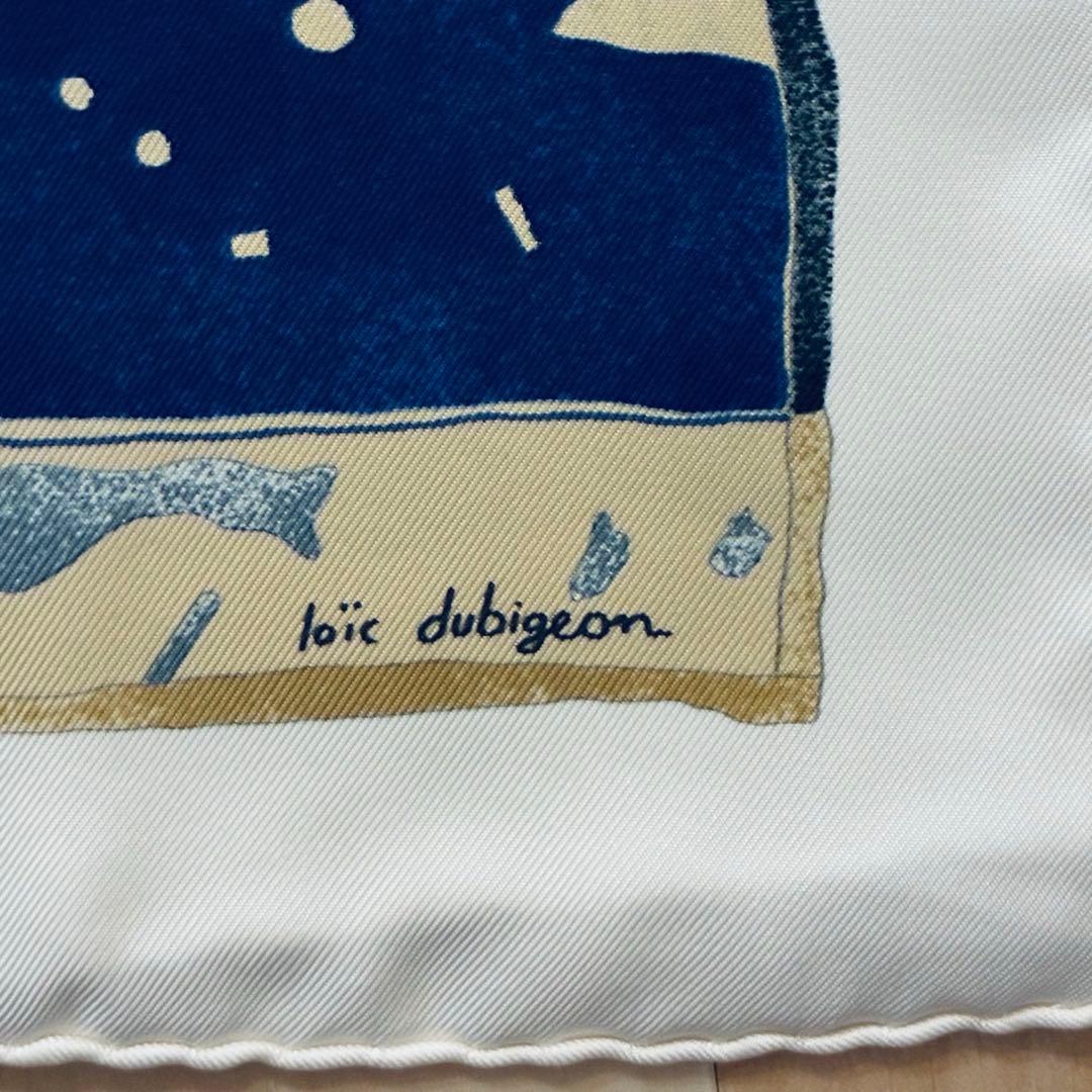 HERMES カレ90 シルクスカーフloic dubigeon