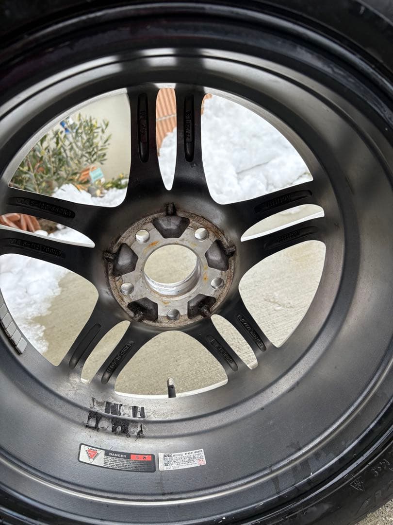 17インチアルミホイール　ベンツ　スタッドレス付き