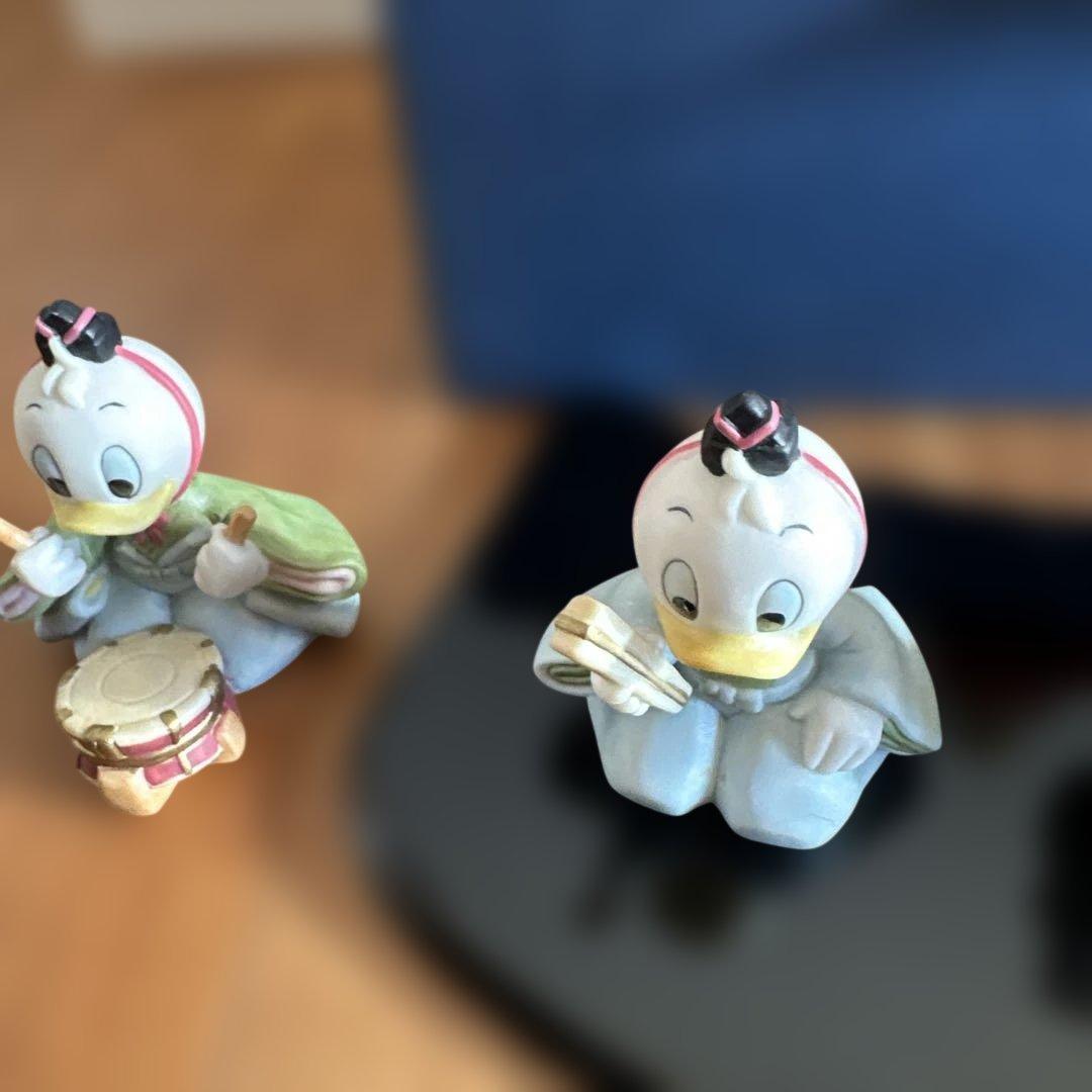 雛人形セット ミッキー ミニー ドナルド デイジー　陶器　お雛様　可愛い