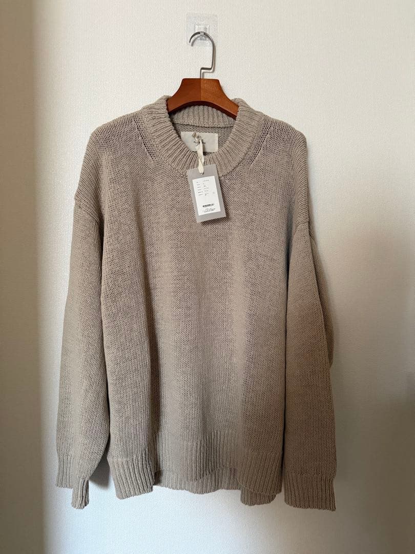 TODAYFUL Roundhem Linen Knit ナチュラル