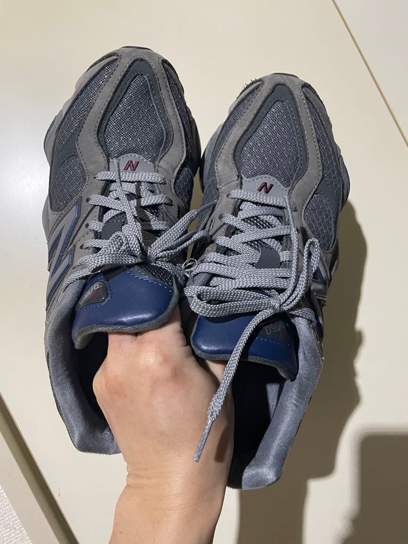 New Balance u9060ecc グレー/ブルー スニーカー