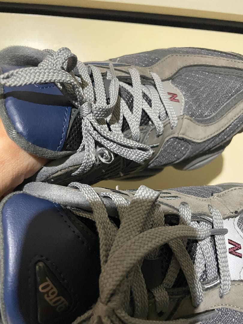 New Balance u9060ecc グレー/ブルー スニーカー