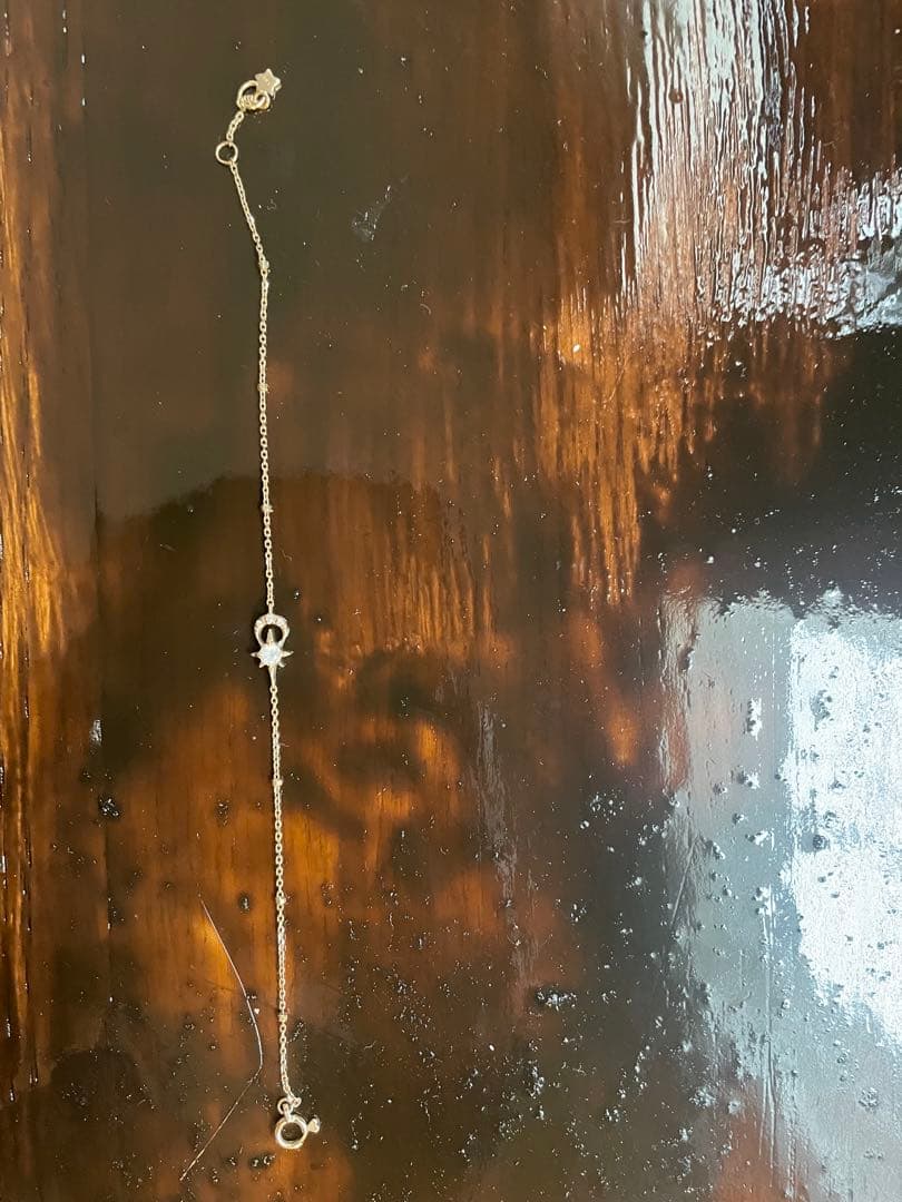 10K星と月モチーフ ゴールドブレスレット