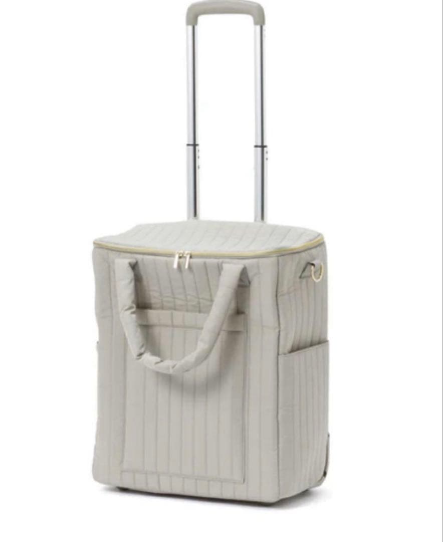 Francfranc キルティング ソフトキャリーバッグ グレー 新品