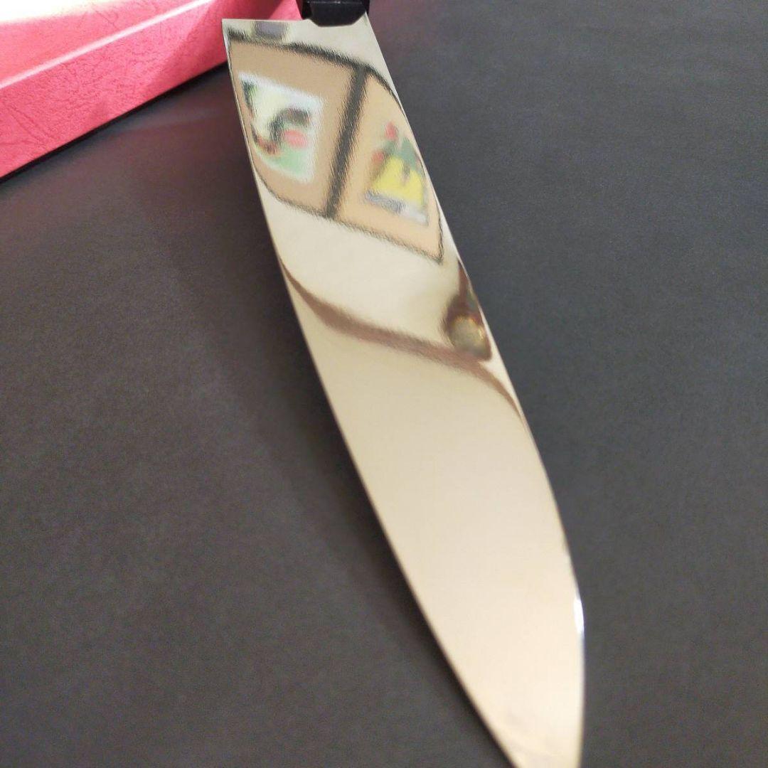 ト*ロ様 本焼V金10号和牛刀240mm 黒檀八角柄