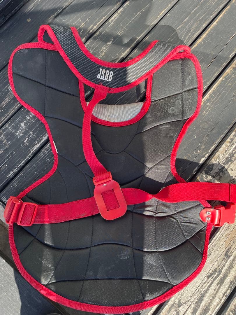 SSK キャッチャー用プロテクター 黒/赤