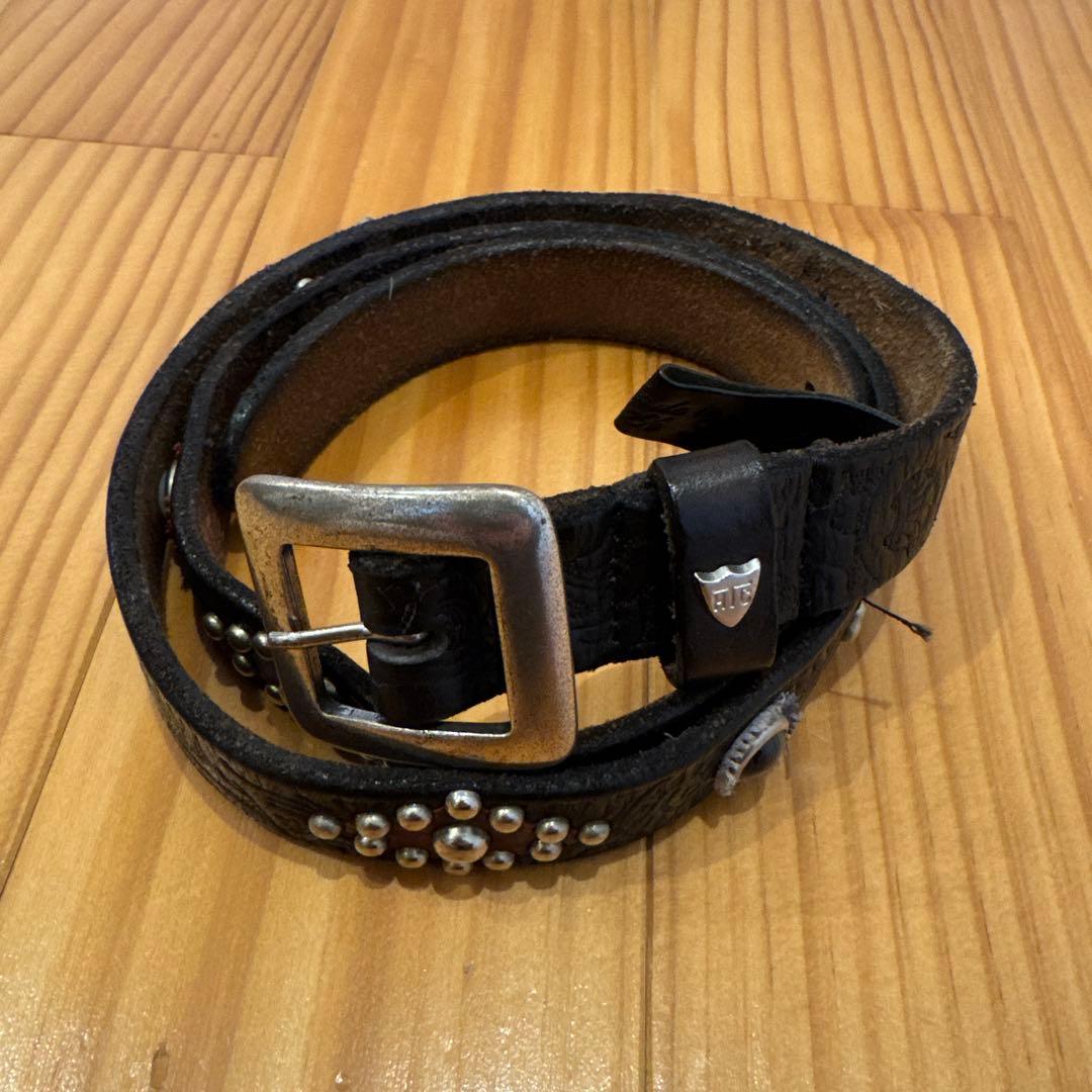 HTC スタッズナローベルト 黒