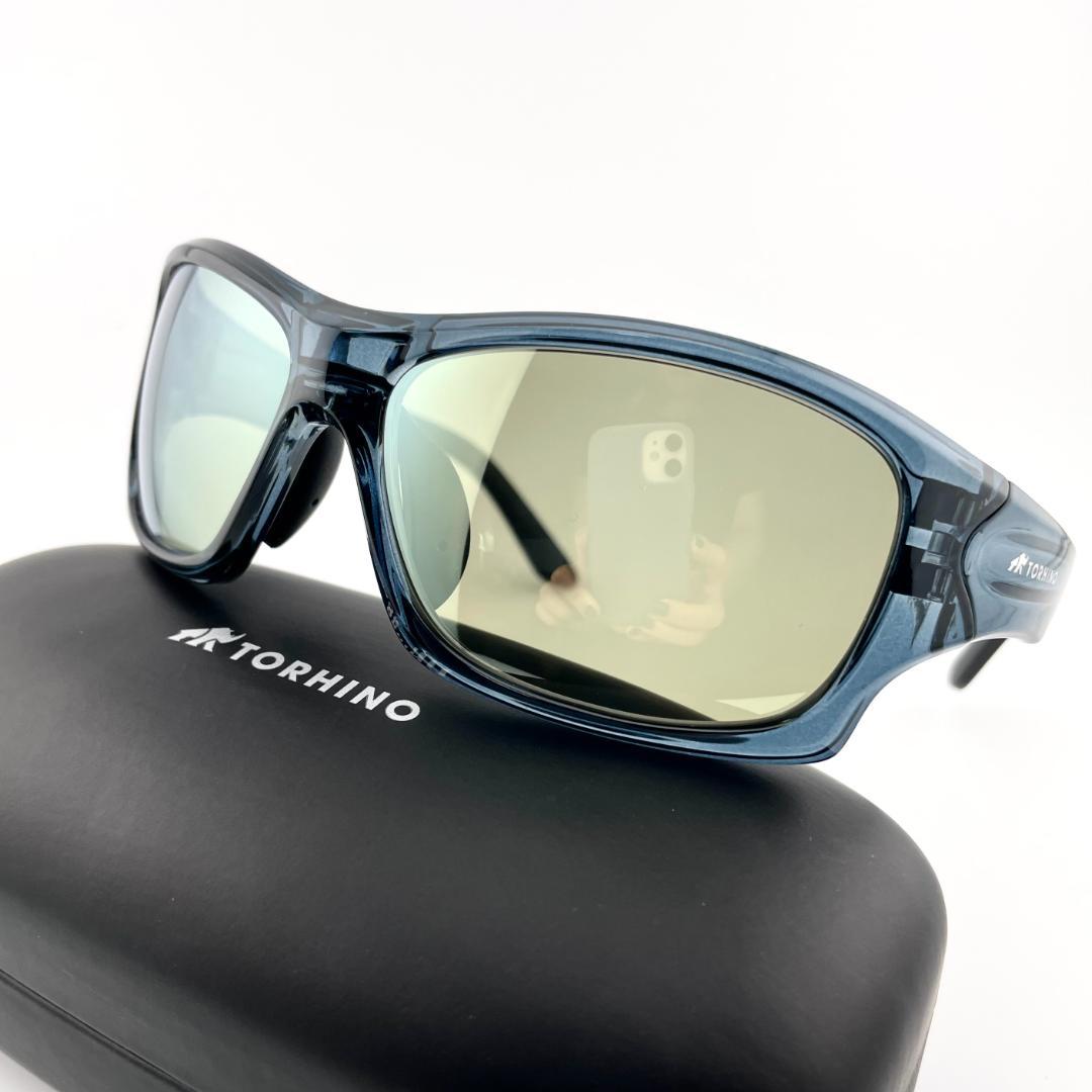 トライノ　偏光サングラス　シューターGR/ミラー　釣りアウトドアUVカット