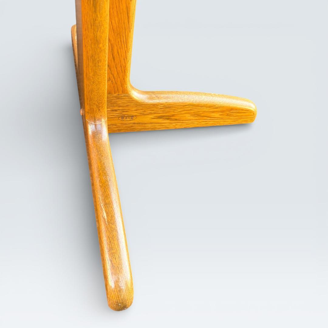 【最終価格】浜本工芸 ダイニングテーブル 半円 135cm オーク材 皇室御用達