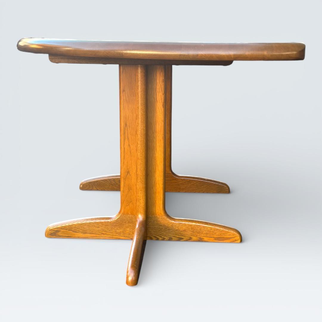 【最終価格】浜本工芸 ダイニングテーブル 半円 135cm オーク材 皇室御用達