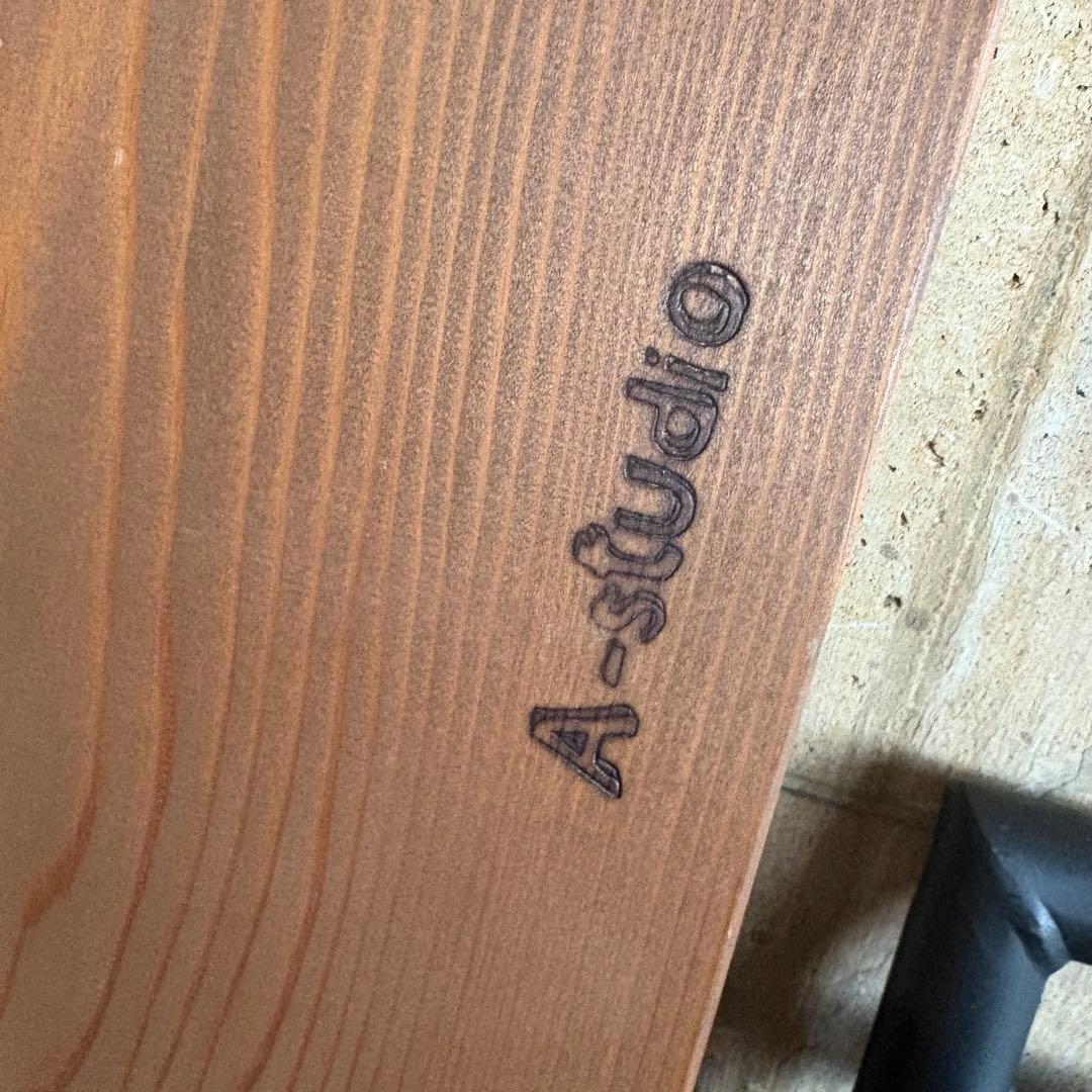 A-studio アイアン×木材　インダストリアル　オープンシェルフ　2段