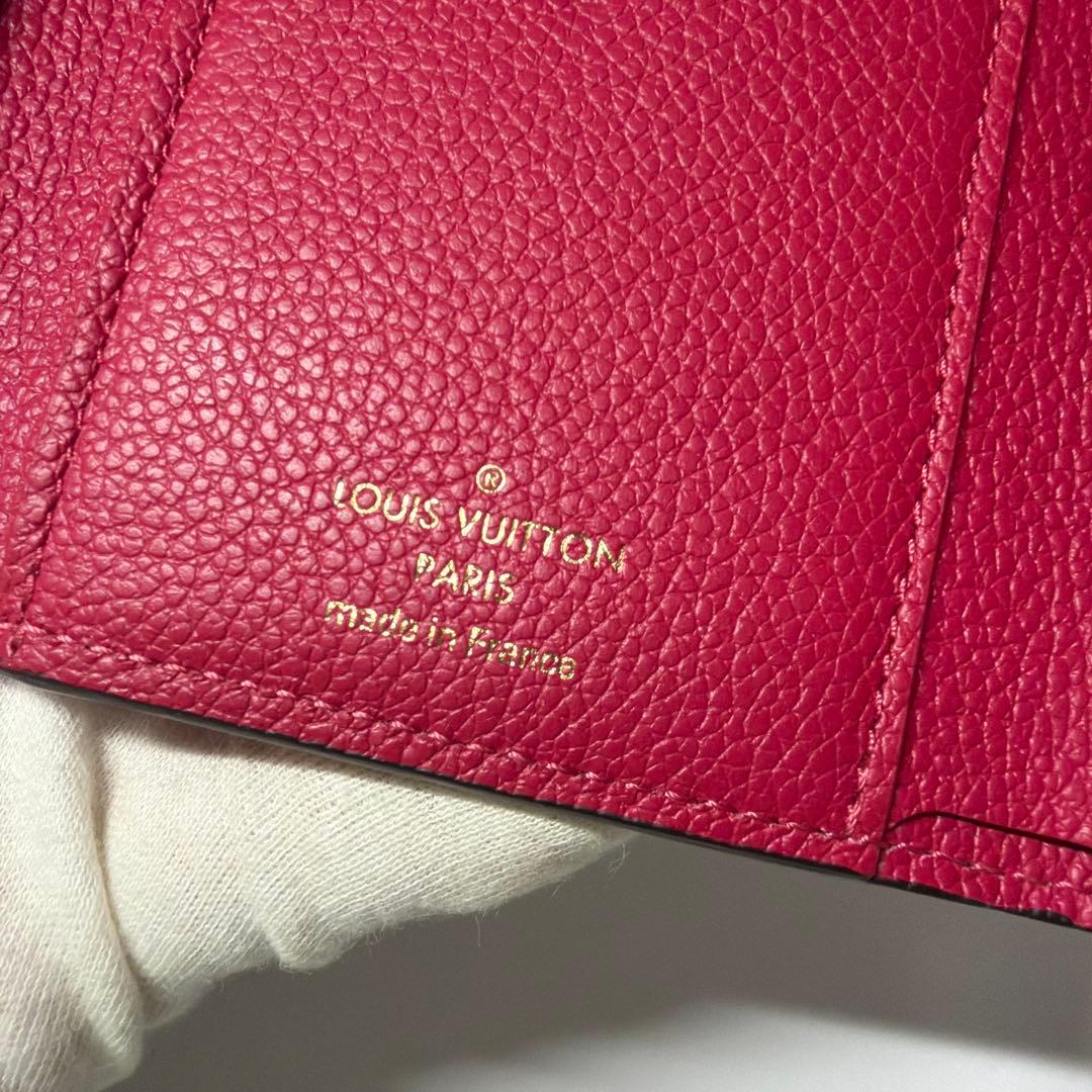 超美品 LOUIS VUITTON 三つ折り財布 アンプラント ヴィクトリーヌ