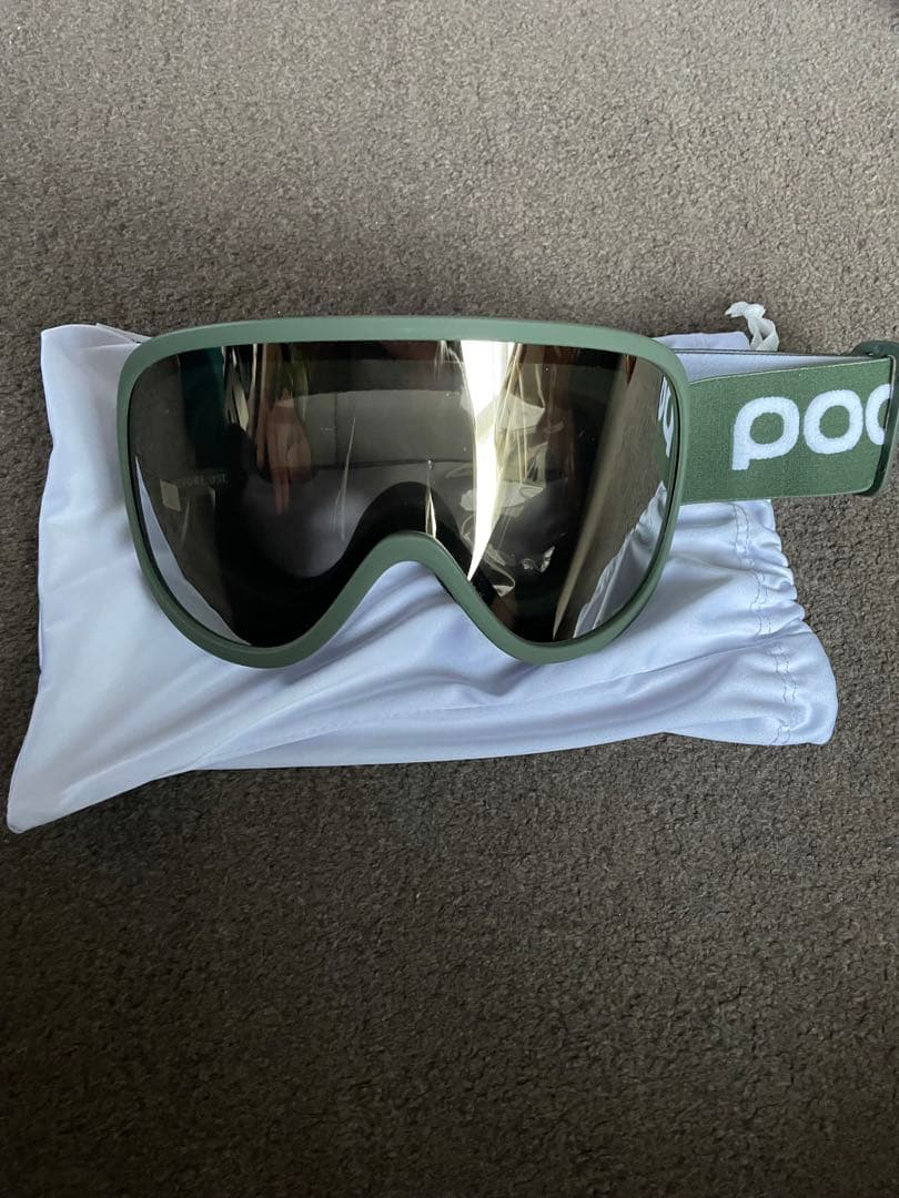 POC ゴーグル オリーブグリーン ミラー