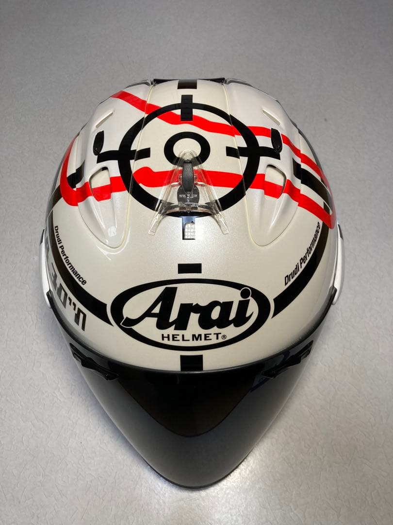 値下げ！廃盤希少　美品　芳賀レプリカ　アライヘルメットSZ-Ram4