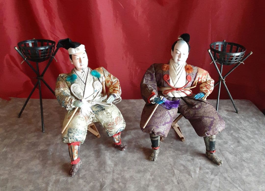 五月人形　武者人形　ペア