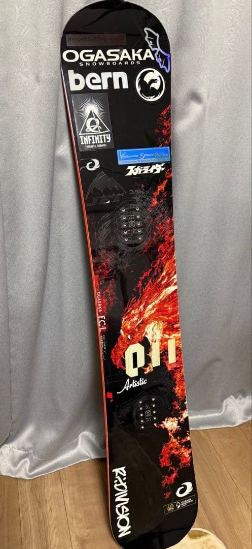 【値下げ】オガサカスノーボード FC リミテッド157cm