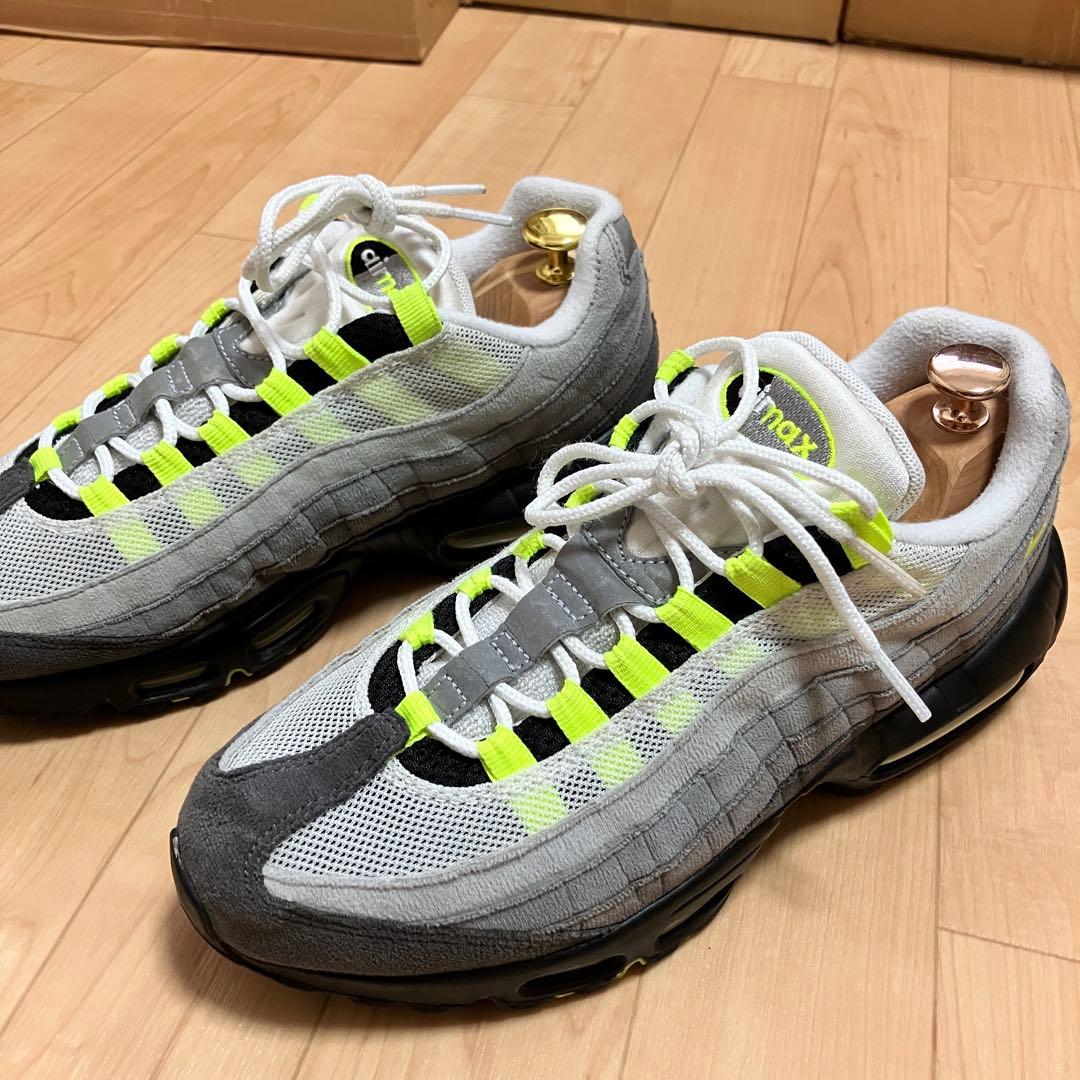 【極美品】NIKE ナイキ エアマックス95 イエローグラデ 26cm 2018