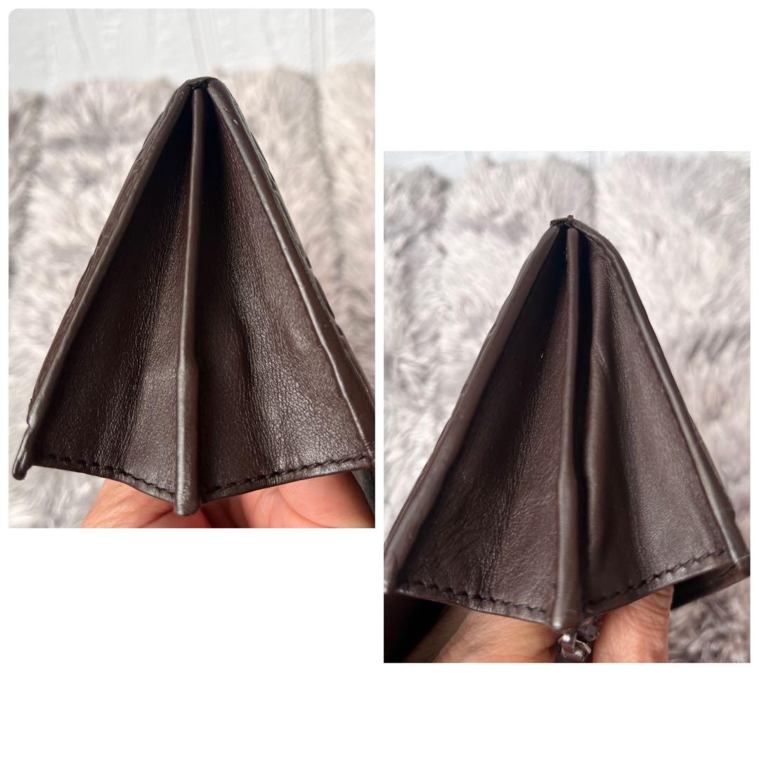 GUCCI ✨シマ　長財布　ダークブラウン　メンズ　GG柄