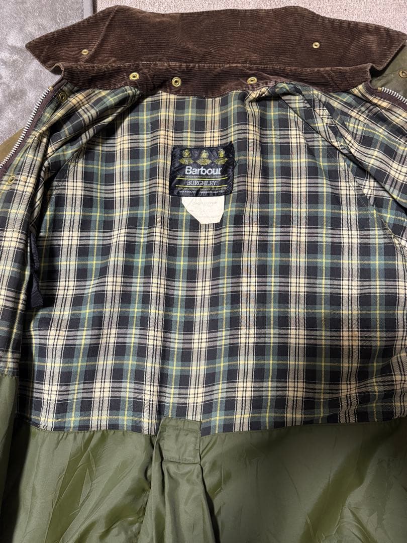 80s Barbour Burghrey オイルドジャケット　42