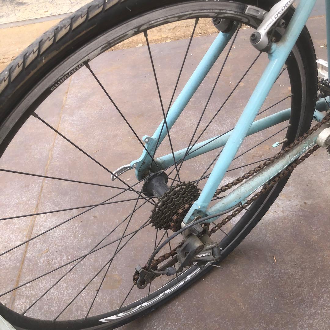 Bianchi クロスバイク 自転車 アルミボディ 48cm