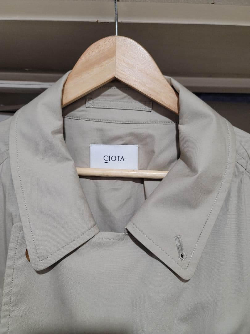ciota スビンコットンタイプライタータイロッケンコート(BEIGE)