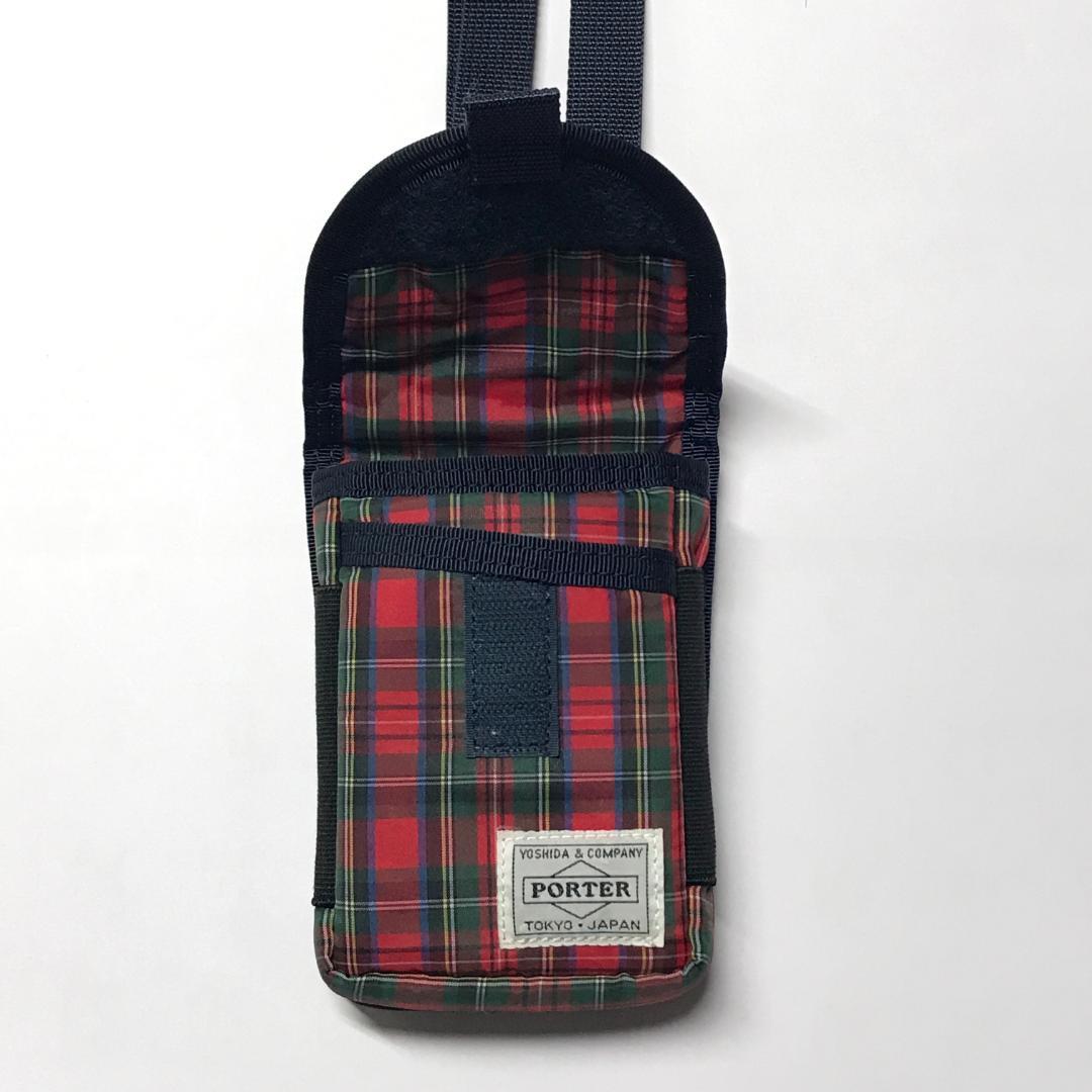 ポーター ビームス ワークス デジタル ケース チェック柄 Ｂ印 吉田カバン