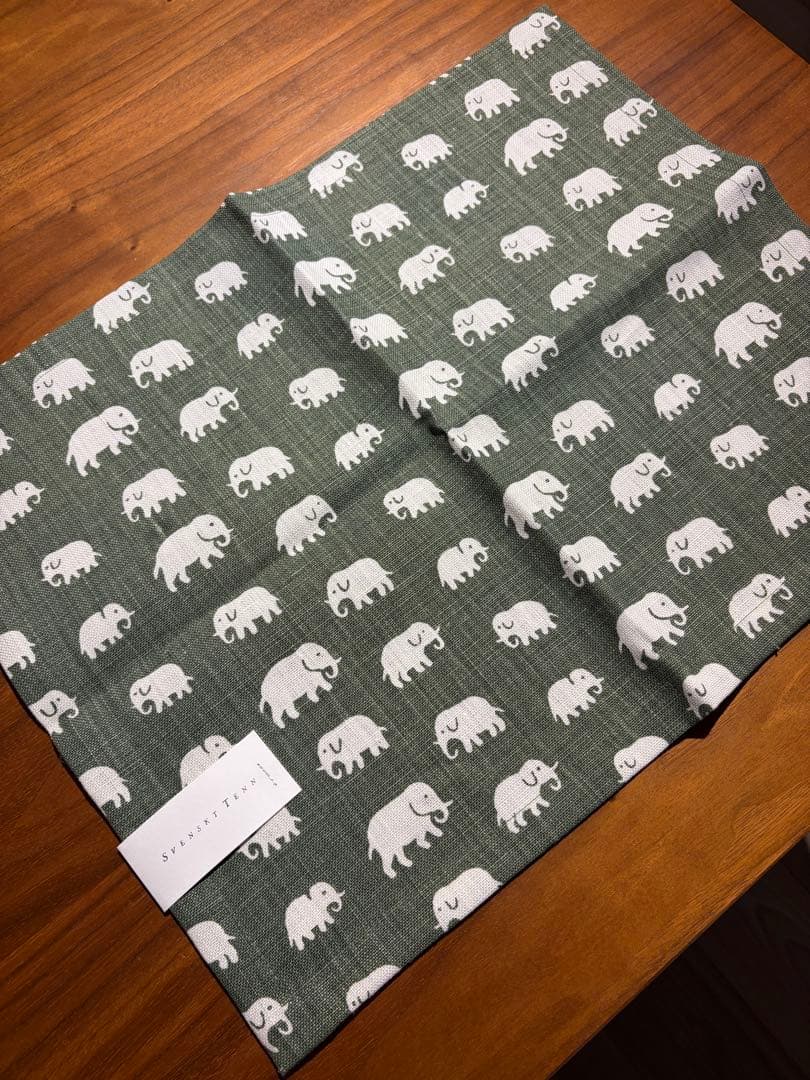 Svenskt Tenn Tablett Elefant グリーン