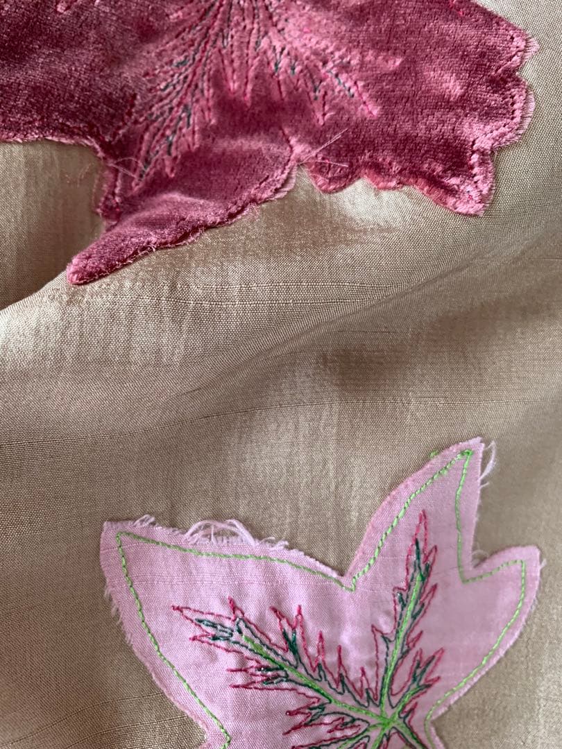 ロメオ ジリ GIRI シルク×ベロア ショール