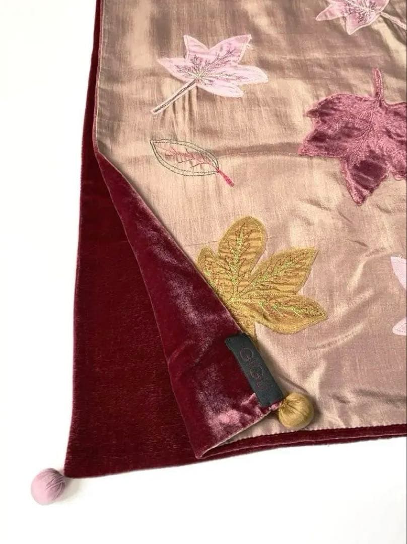 ロメオ ジリ GIRI シルク×ベロア ショール