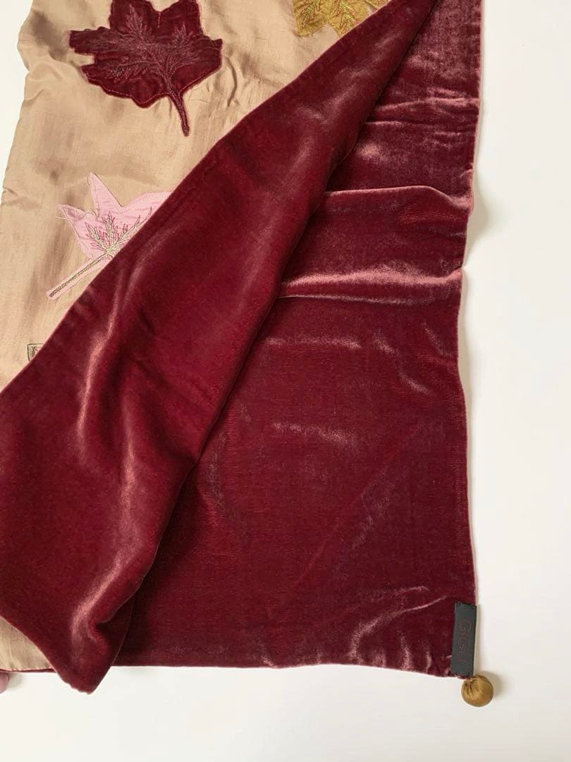 ロメオ ジリ GIRI シルク×ベロア ショール