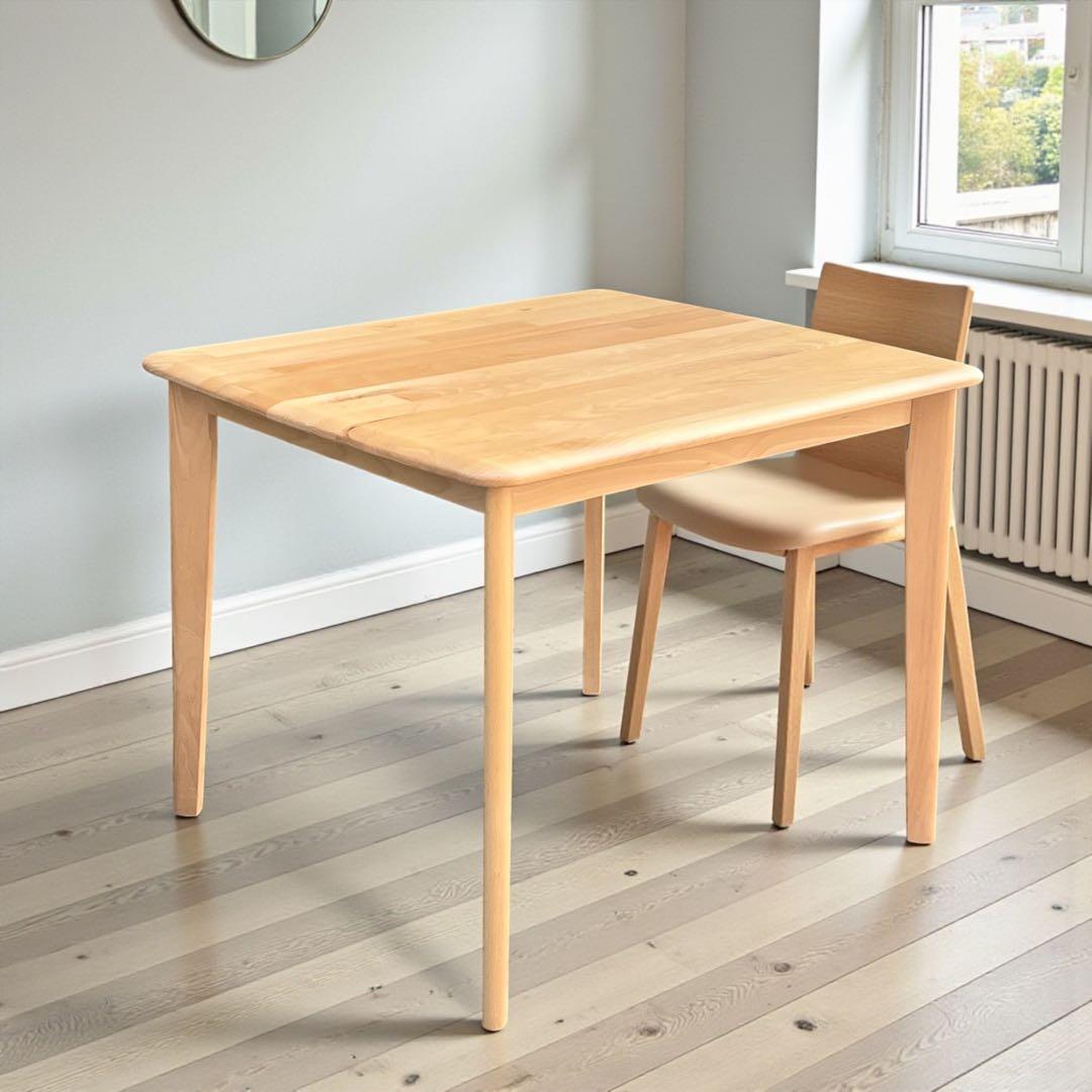 ニトリ Nコレクション　天然木 ダイニングテーブル T-01 90/NA