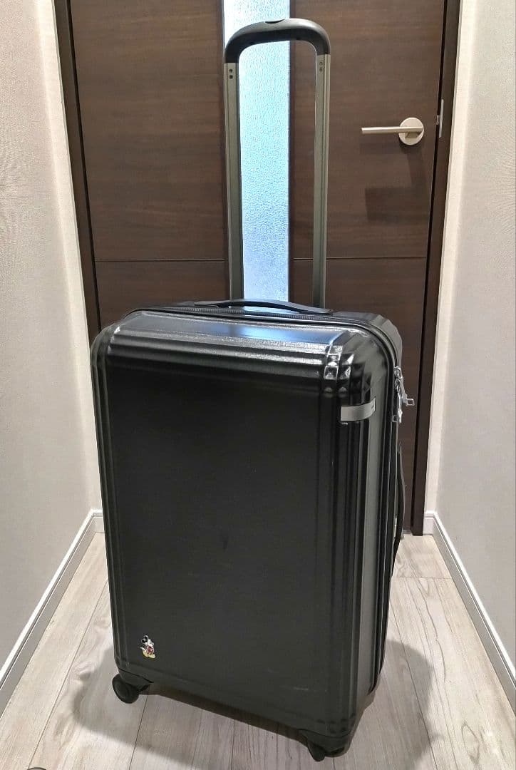 ACE×ミッキーマウス　キャリーケース 81L 　ブラック　TSAダイヤルロック