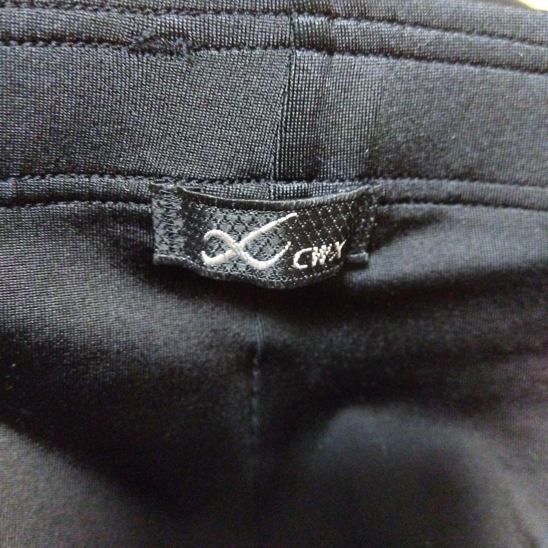 CW-X ブラック トレーニングタイツ M ハニカム柄