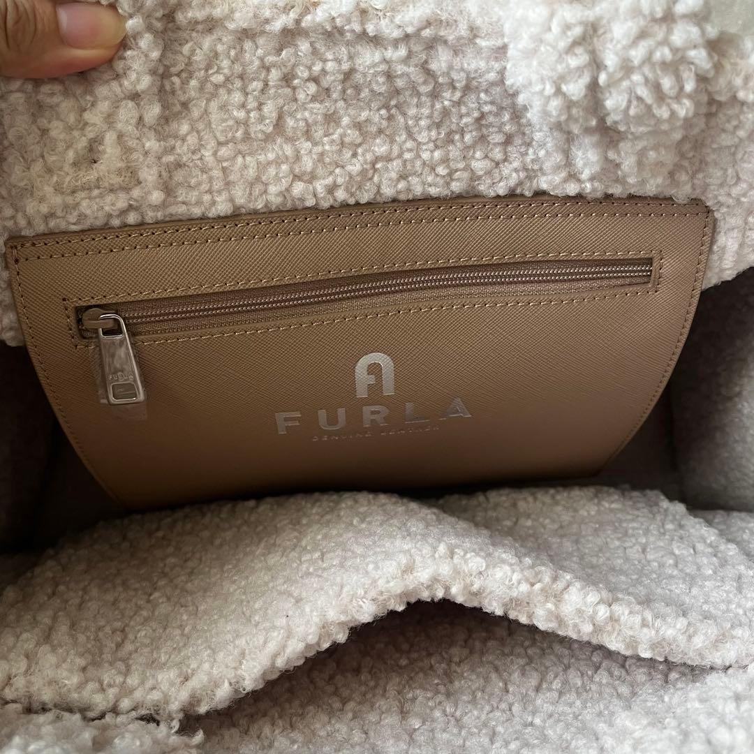 【新品未使用】フルラ　FURLA 　A4 トートバッグ　オポチュニティ　ボア