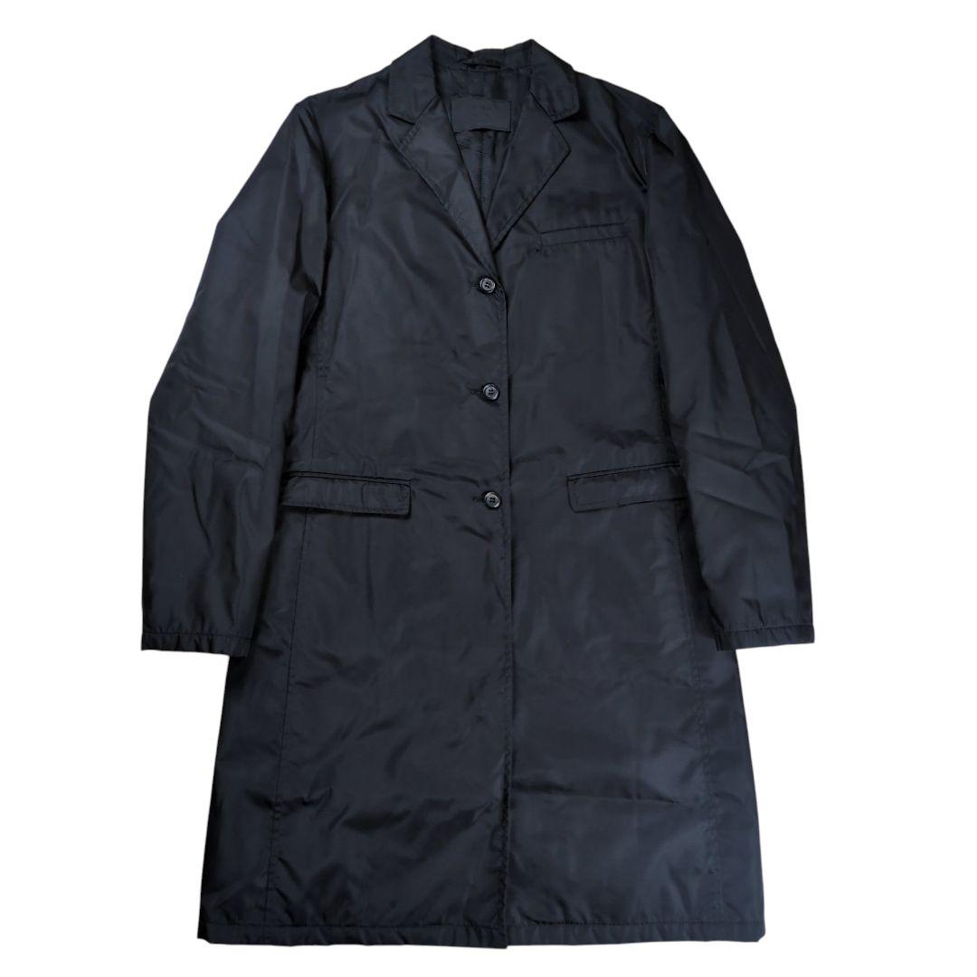 【美品】PRADA 中綿 ナイロン ロングコート